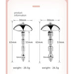 Pot Lid Design Threaded Urethral Plug Urethral Catheter Male Exercise Taste Sex Toy Elastic Penis Ring Beginner Trainning Set