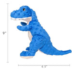 Dog Toys Dinosaur Dog Toy Blue Stuffed Animals Chew Toy Plush Squeaky Dog Birthday Toys For Small Large Big Dogs