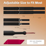 Sex Bondage Wrist-To-Thigh Bdsm Kit Restraints Couple Sex Toys, Adjustable Restraint With Sm Spanking Paddle Blindfolds, Leg Straps Handcuffs Sex Toy For Beginner Women Play