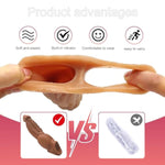 Vibrating Condom, Anal Dildo, Bdsm Role Play Sex Toy (Flesh Color)