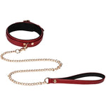 Faux Leather Bondage Collar With Chain Leash Set And Blindfold, For Adults Sm Restraint Sex Play Toys