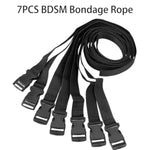Bdsm Kit Bondage Restraints Women Sex Toys,7Pcs Full Body Bondage Set Sex Rope Adult Toys With Quick Release Buckle, Sex Strap Bondage Gear & Accessories, Sex Furniture Adult Sex Toys For Men Couples
