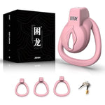 Chastity Cage Male Chastity Devices With 3 Sizes Ring Flat Cock Cage Penis Cage Adult Toys Male Sex Toys(Butterfly)