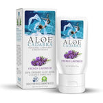 Aloe Cadabra Vaginal Moisturizer, Organic Edible Aloe Lube for Men, Women, Non-Staining, pH Balanced, (French Lavender, 2.5 Ounces, 1 Pack)