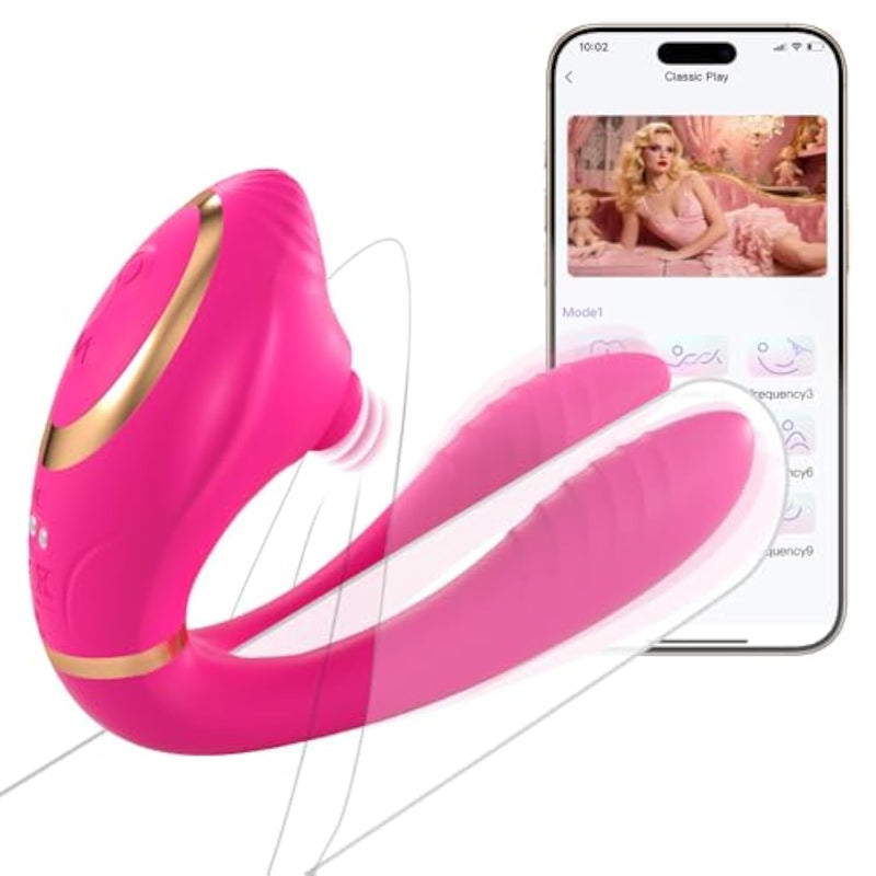 Couples Sex Toys App Remote Control Wearable Vibrator, Adult Women Sex Toys With 9 Flapping & 9 Vibrating Clit Penis G-Spot Vibrators, Adult Toys For Womens Sex Toy Juguetes Sexuales Sex Novelties