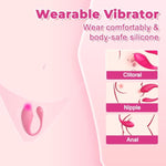 Remote Control Vibrator Sex Toy For Women, Wearable G-Spot Vibrators With Remote App Controlled For Female Couples, Discreet Long Distance Adult Sex Toys & Games With Unlimited Vibration Modes