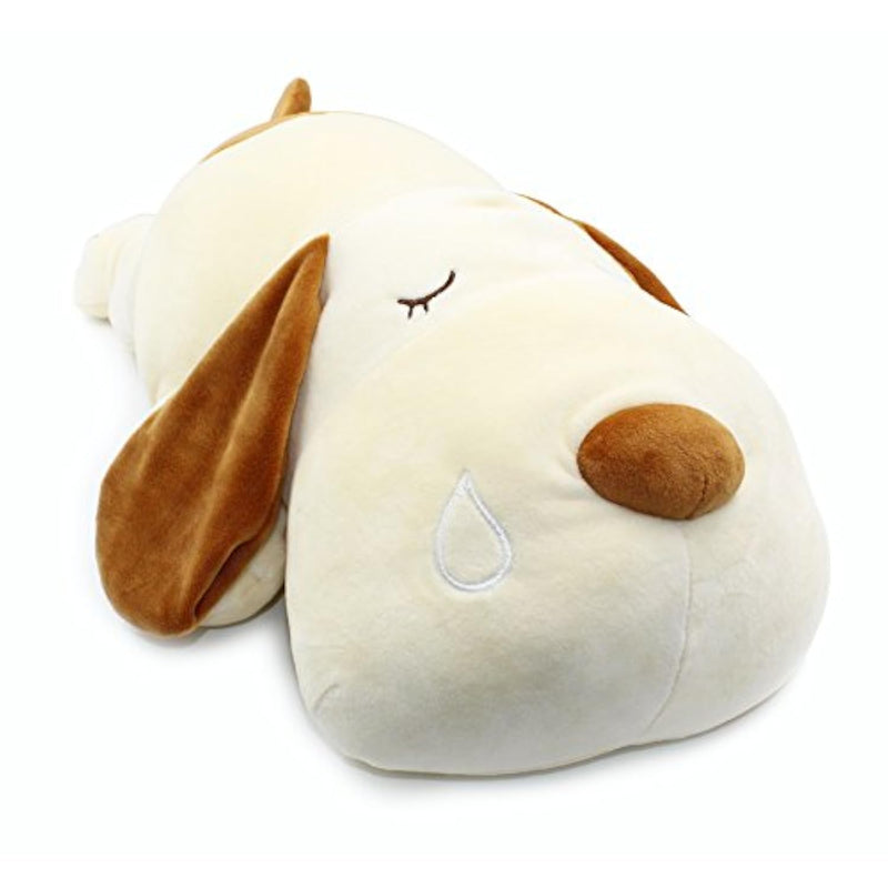 Very Soft Dog Big Hugging Pillow Plush Puppy Stuffed Animals Brown 23.5"
