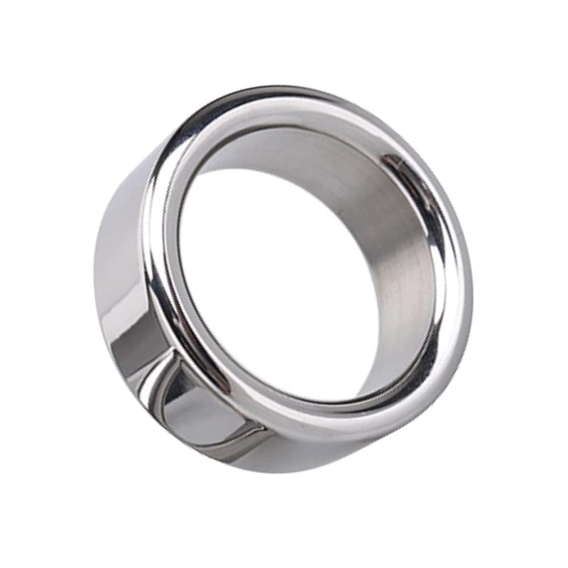 Stainless Steel Cock Ring Male Delaying Ejaculation Penis Ring, 1.18''