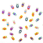 100 Pcs Mini Resin Owl Figurines for Dollhouse, Fairy Garden & DIY Crafts