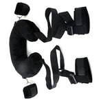 Adjustable Bondage Pillow Sex Swing With Soft Restraints Easy Installation Sex Swing For Bondage Black