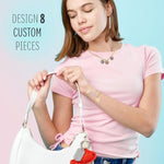 DIY Hand Stamped Jewelry Making Kit for Teens & Adults, Personalized Craft Set