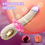 Thrusting Vibrator Thrusting Dildo Vibrator, G Spot Vibrator Clitoris Stimulator With 10 Vibration Modes & 10 Thrusting Modes, Womens Sex Toys Female Sex Toy For Women And Couples Pleasure