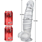 13.58 Inch Soft Dilod Tpe Huge Realistic Dildo With Powerful Suction Cups Clear Anal Dildo Soft Realistic Penis For Women Men And Couple G-Spot Stimulation (Xxl)