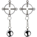 Nipple Clamps Exotics Nipple Grips Non Pierced Weight Nipple Rings Adjustable Metal Nipple Clamps Nipple Clip With Bell For Women Men Sex Pleasure Toy
