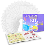 1000 Sheets White Origami Paper, 6 x 6 Inch with Instructional Guide