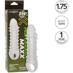 Performance Maxx Liquid Silicone Adonis Transparent Penis Sleeve With 1.5 Inch Added Length - Se-1632-90-3