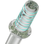 Anal Butt Plug Glass Anal Trainer Samurai Sword Clear Chrystal Pleasure Wand Anal Stimulation Adult Sex Toy For Men Women Couples Masturbation (S)