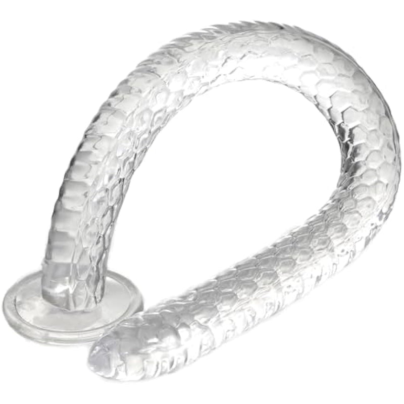 28.34 Inch Super Long Realistic Dragon Scales Dildo With Suction Cup, Crystal Flexible G Spot Dildos For Women Men