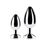 Anal Training Set for Beginners and Advanced Users - Metal Butt Plugs for Male Masturbation and Prostate Massage
