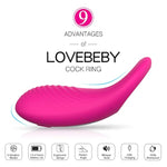 Small Clitoral Stimulator - Men'S Penis Sleeve, Soft Rubber Ring, Interactive Silicone Sex Products For Lovers, Adult Masturbator, Sexual Goods Shared By Men And Women (Red)