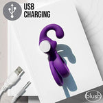 Noje C3 - Rechargeable Vibrating Silicone Cock Ring - 10 Unique Vibration Modes - Ultrasilk Smooth, Stretchy For Comfort - Clit Stimulating, Performance Enhancing Sex Toy For Couples