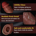 Penis Sleeve Cock Ring Set Sex Toy, Prolonged Erection And Enhanced Pleasure Adult Sex Toys For Couples Realistic Dildo Penis Extender Sex Toys For Men, Male Enlarger Pump With Penis Ring