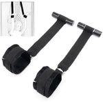 Over The Door Restraints Hanging Sex Wrist Cuffs For Bondage Restraints, Bondage Cuffs For Sm Games, Women And Men Sex Toys Bondage Handcuffs Sm Cuffs (Black-1)