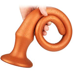 Super Long Anal Plug Dildo, Flexible Liquid Silicone Butt Plug Massage Stimulation For Men And Women (X-Large)