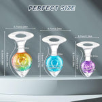 Big Anal Plug Liquid Silicone Butt Plug With Luxury Crystal Ball, Large Size, Prostate & G-Spot Stimulation, Perfect For Men, Women, Couples, And Advanced Users