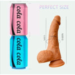 8.66 Inch Realistic Dildo For Beginners Lifelike Huge Silicone Dildo, Strong Suction Cup For Hands-Free Play, Realistic Penis For G-Spot Stimulation Dildos Anal Sex Toys For Women And Couple