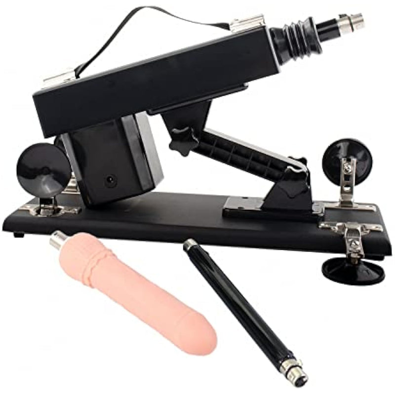 Automatic Sex Machine Thrusting Love Machine For Women Men Adult Sex Toy 3Xlr Connector Dildo Attachments Machine For Couples And Solo Play Thruster For Hands-Free Play (Base Version)