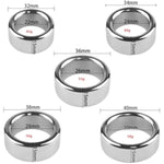 Metal Weight Bearing Cock Ring Penis Trainer Men'S Metal Exercise Penis Ring For Delay Enhancement Male Sex Toy