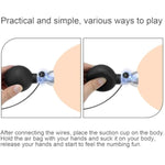 Electric Breast Clamp Suction Cup, Role Play Kit Sm Adult Sex Toy
