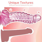 9 Inch Pink Monster Dildo for Couples, Fantasy Dragon Dildo with Strong Suction Cup and Soft TPE Material