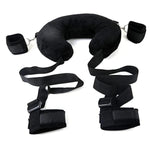 Adjustable Bondage Pillow Sex Swing With Soft Restraints Easy Installation Sex Swing For Bondage Black