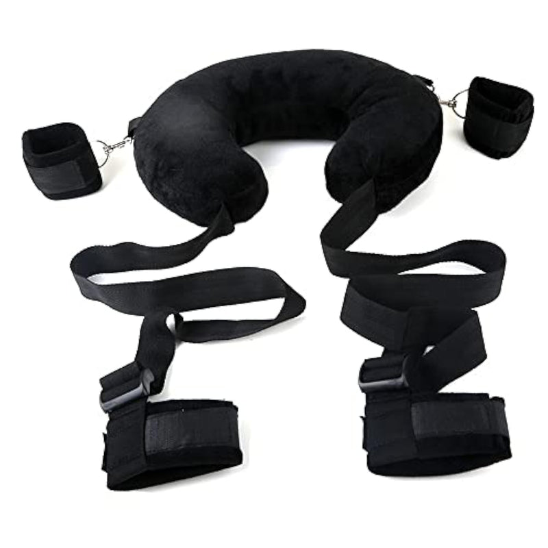 Adjustable Bondage Pillow Sex Swing With Soft Restraints Easy Installation Sex Swing For Bondage Black
