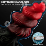 Fantasy Monster Wearable Anal Plug for Men and Women, Soft Silicone, Thick Anal Dildo with Suction Cup