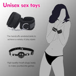 Sex Toys Bdsm Bondage - Adult Sex Toys With Adjustable Bondage Restraints Set, Sex Belt Neck To Thighs, Ankles And Mouth Gag Removable Cuffs Set, Suitable For Men And Women Sm Games