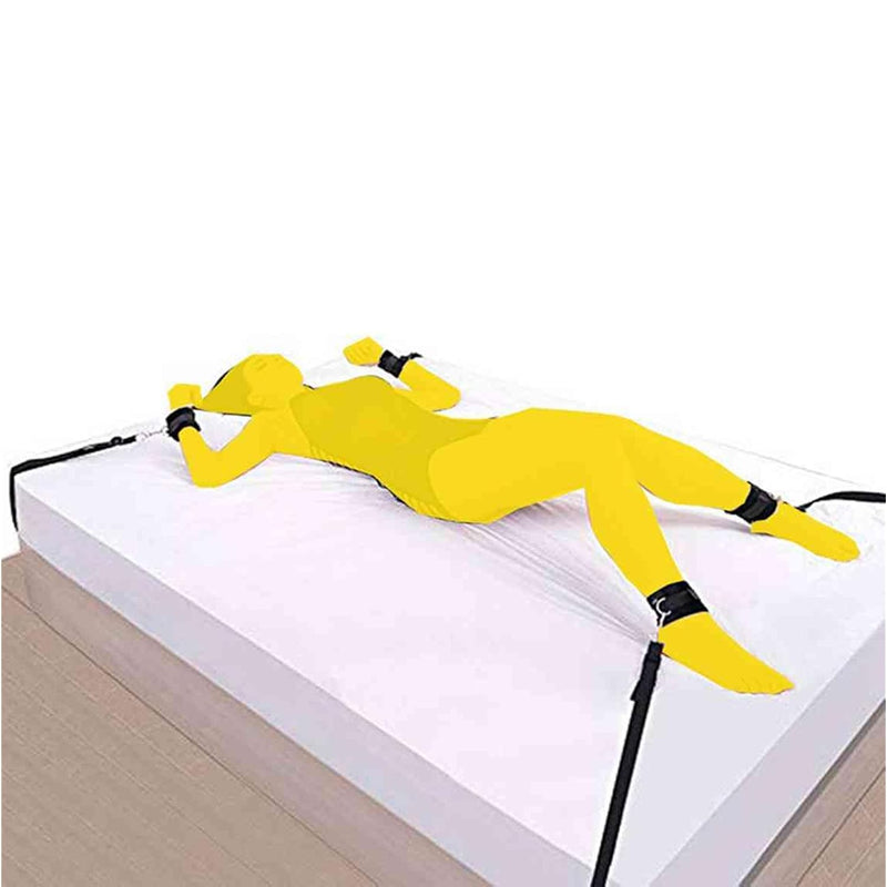 Bondaged Restraints Sex Spreaders Queen Bed Set For Women Sex Tie Downs Under Mattress For King Bed Straps Adult Play Sex Hand Cuff Bracelets For Couples Sexy Gift Sets Freaky Bedroom Toys Sweater K1