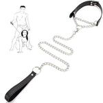 Bdsm Erotic Props, Stainless Steel Chain Collar Included, Bondage Restraints For Male And Female Couples Role Play, Adult Play Props, Restricted Movement, Master And Servant Play?Black?