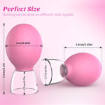 Nipple Toys Female Sex Toy - Bdsm Beginner Toy Nipple Sucker Set, Mini Pair Of Nipple Stimulation Adult Toys For Women, Nipple Sucking Clamps Sex Pleasure Women Couple (Pink)