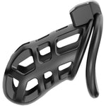 Black Male Metal Cock Chastity Cage - Large Chastity Device With 3 Sizes Rings And Invisible Lock For Man - Penis Exercise Bondage Gear - Accessories Adult Sex Toys - Male Chastity Device Cocks Cage