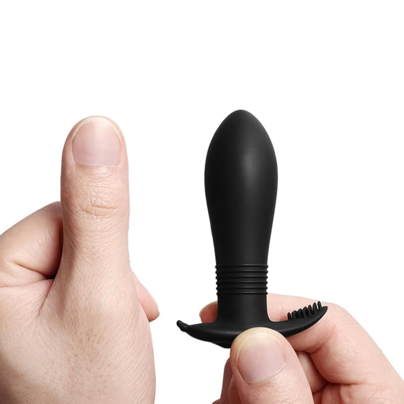 Small Electric Anal Vibrating Butt Plug with 10 Modes for Intimate Pleasure