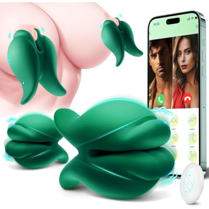 Vibrator Sex Toys Nipple Toys - Nipple Clamps Women Sex Toy Clitoral Stimulator With 10 Vibrating Mode Bdsm, App Remote Control Adult Toys For Women Couples Pleasure
