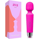 Vibrator Wand Sex Toys [Clit Stimulator Vibrators] - Hot Pink And Bullet Hum Massager - [Mini Vibrator Sex Toy] - Hot Pink