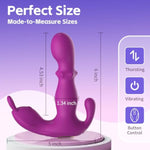 Panty Wearable Vibrator Sex Toys For Woman, G Spot Stimulator Anal Clitoral Thrusting Dildo Remote Control Vibrator, Rabbit Dildo With 10 Powerful Thrusting Vibration Modes Female Adult Toys