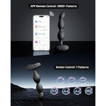 Ridge Vibrator Anal Beads Dildo, 360° Rotating Vibrating Butt Plug Anal Sexy Toys For Men Women, Adult Toy Prostate Massager, Remote Control Anal Vibrator For Beginner & Advanced Player