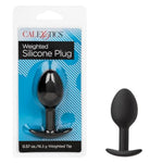 Silicone Anal Plug with Weighted Ball and Easy Pull Handle
