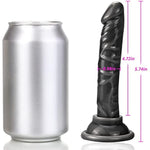 Small Realistic Dildo, Body-Safe Material Lifelike Mini Penis With Strong Suction Cup For Hands-Free Play & Vaginal G-Spot And Anal Play For Womens/Men/Gay/Adult Sex Toys Games