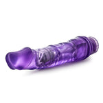 Blush B Yours 9.25" Vibe-6 Realistic Vibrating Dildo - Multispeed Twist Dial Flexible Soft Cock - Pvc, Ipx7 - Pleasure Zone Vibrator - Beginner Adult Sex Toy Penis For Women, Men & Couples - (Purple)